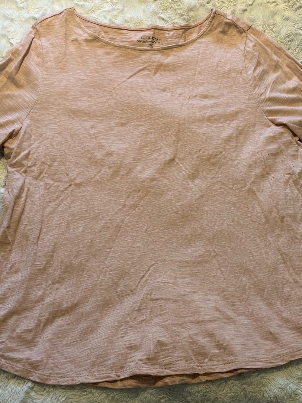 Chico's Men's Soft Blush Short Sleeve Crew Tee